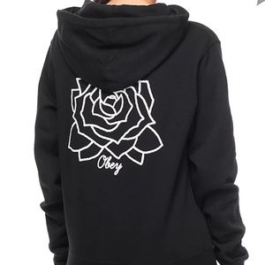 OBEY Mira Mosa Black Hoodie